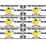 10 dollar template - clear