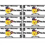 5 dollar template - clear