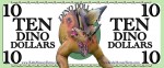 10 Dino Dollars - White