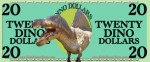 20 Dino Dollars Color