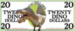 20 Dino Dollars - White