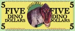 5 Dino Dollars - Color